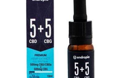 ΕΛΑΙΟ ΚΑΝΝΑΒΗΣ CBD 5% + CBG 5% FULL SPECTRUM 500MG CBD + 500MG CBG/10ML – ENDROPIA