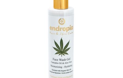 FACE WASH GEL CANNABIS OIL & ALOE VERA 250ML – ENDROPIA