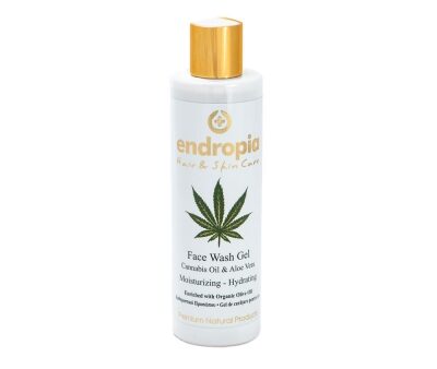 FACE WASH GEL CANNABIS OIL & ALOE VERA 250ML – ENDROPIA