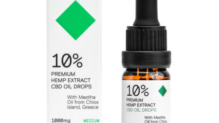 YPSILON 10% (1000mg) “MEDIUM” Έλαιο Κάνναβης CBD με Μαστιχέλαιο Χίου – 10ml