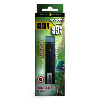 DISPOSABLE VAPE 100% H3CBN WIZARD VANILLA KUSH 1ML – PANDA