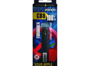 PANDA – FORBIDDEN CB9 DISPOSABLE VAPE SOUR APPLE-SATIVA 1ML – PANDA