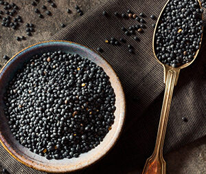 Μαύρες φακές Beluga 500γρ Bio