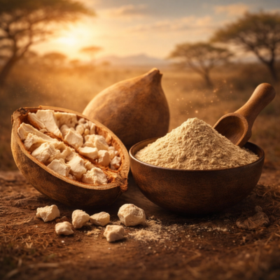 Baobab σκόνη για ανοσοποιητικό, ενέργεια και πέψη φυσική υπερτροφή πλούσια σε βιταμίνη C