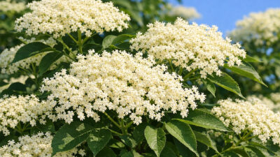 Ζαμπούκο άνθη (Sambucus nigra) για αναπνευστικό, αποχρεμπτική δράση, φυσική άμυνα | DonCapone