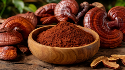 Γανόδερμα bio reishi για ανοσοποιητικό, ενέργεια και αντιοξειδωτική προστασία αποξηραμένο μανιτάρι
