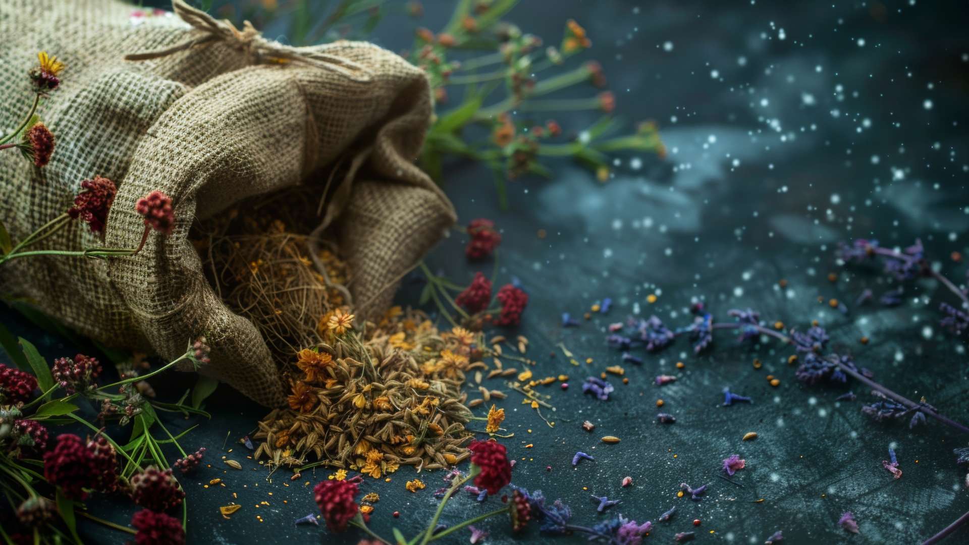 Αρωματικά μείγματα αποξηραμένων βοτάνων για ροφήματα