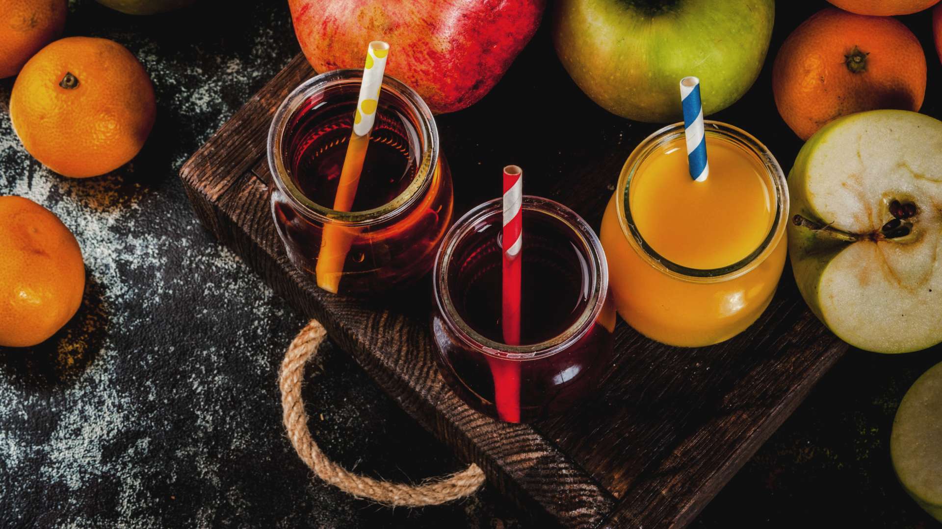 Φυσικοί χυμοί φρούτων χωρίς ζάχαρη